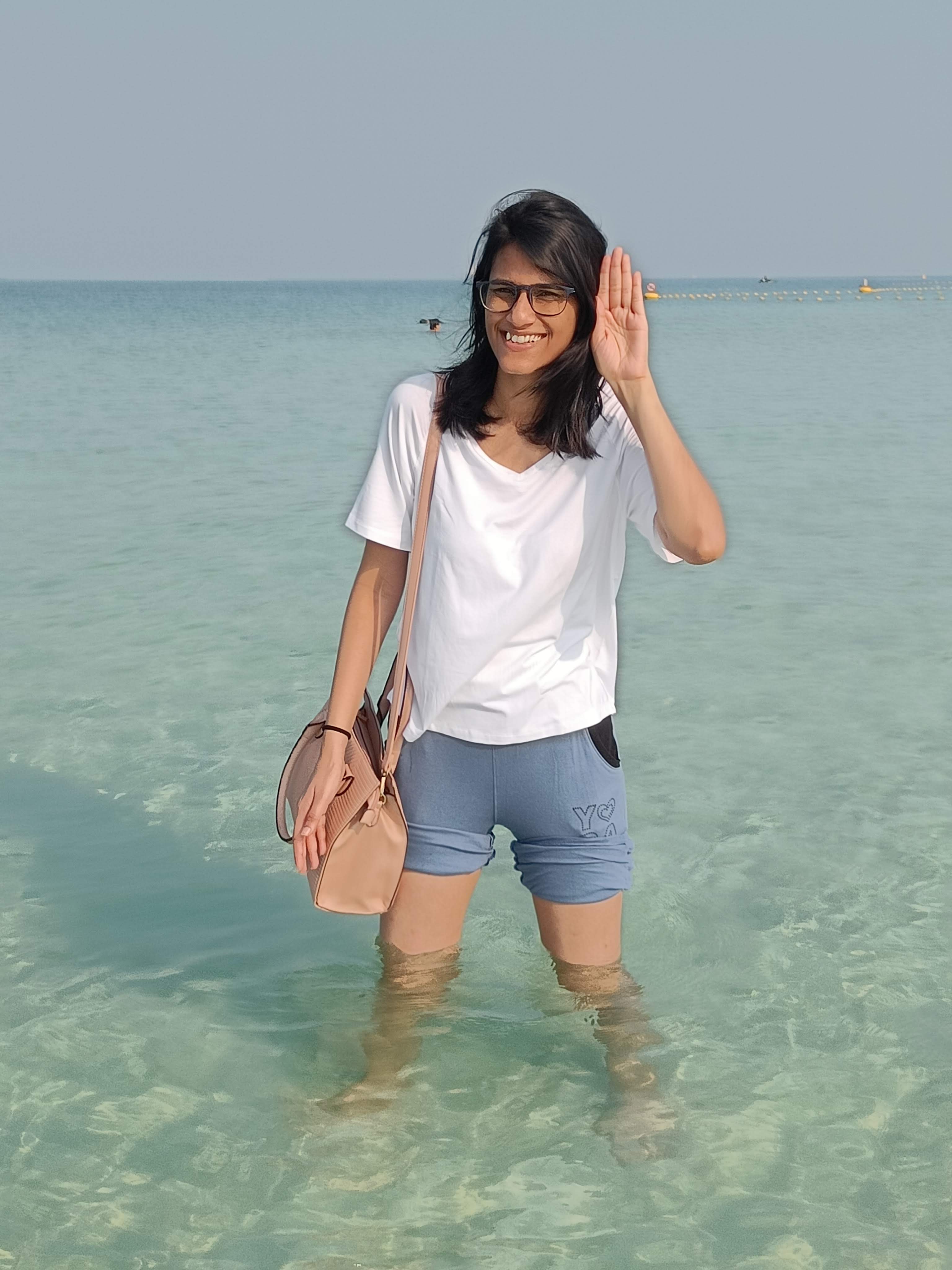 Kite Beach Dubai with stunning view of Burj Al Arab in the background - popular beach destination